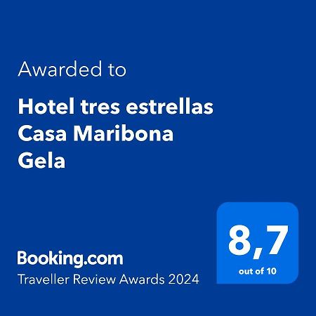 Hotel Tres Estrellas Casa Maribona Gela El Puente  Ngoại thất bức ảnh
