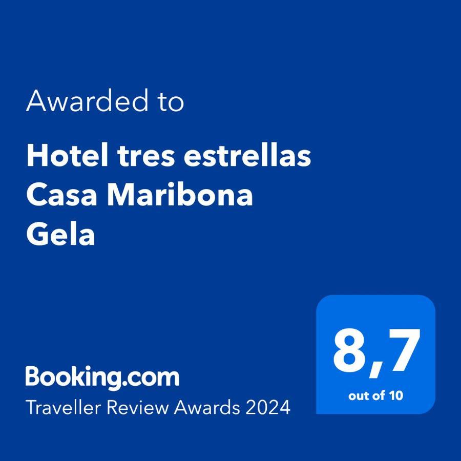 Hotel Tres Estrellas Casa Maribona Gela El Puente  Ngoại thất bức ảnh